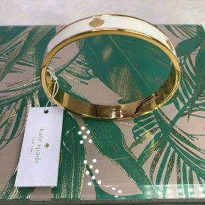 Kate Spade Cream / Gold Bangle
